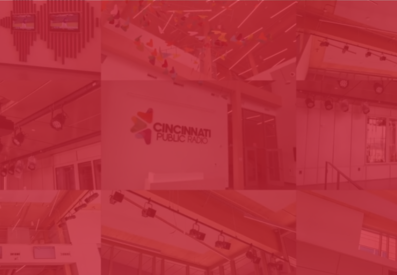 Cincinnati Public Radio audio visual installation